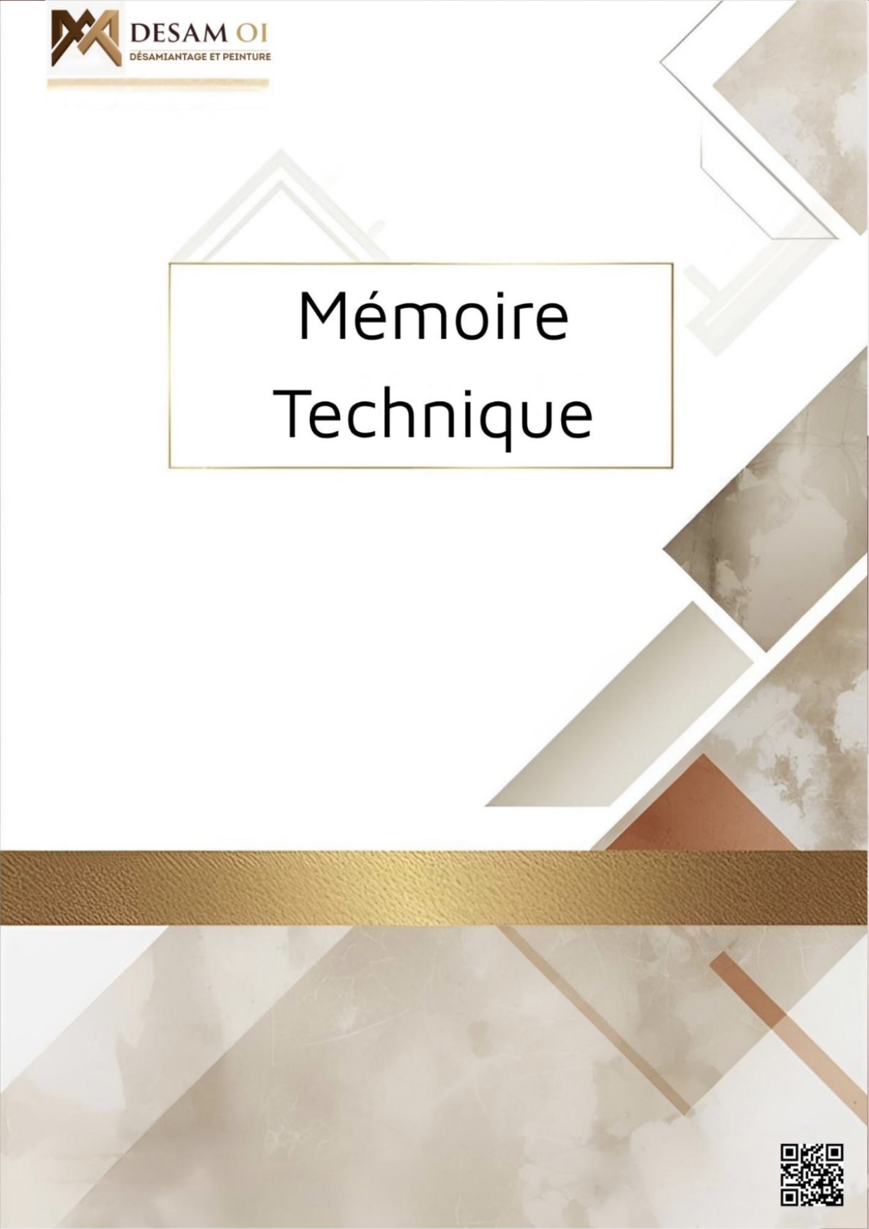 Memoire technique Desam OI - Desamiantage
